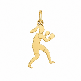 Pingente Lutadora Muay Thai 