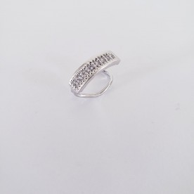 PIERCING COM 1 FILEIRA DE ZIRCONIAS E BORDA  