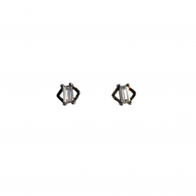 Brinco Losango com zirconia