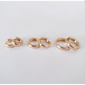 Trio de Argolas Lisas