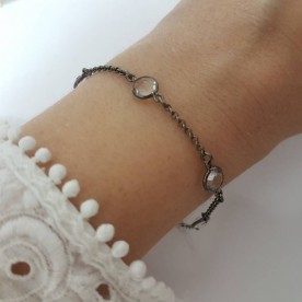 Pulseira Com 6 Cristais