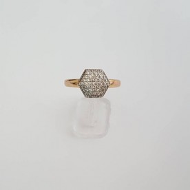 Anel chuveiro hexagonal 