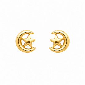 Brinco Lua e Estrela 