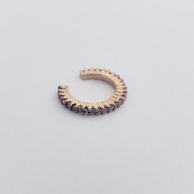 Piercing com 1 fileira de zirconias 