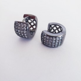Argola 4 fileiras zirconias 