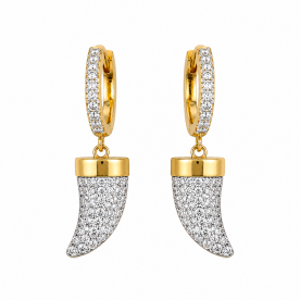 Argola dente de sabre