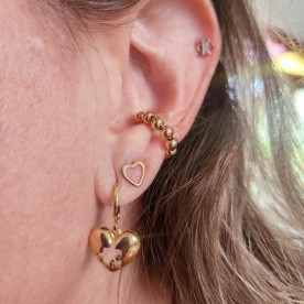 Brinco Losango com zirconia