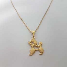 Colar com Poodle
