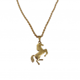Colar com Cavalo Liso