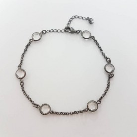 Pulseira Com 6 Cristais